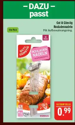 Marktkauf Gut & günstig rouladennadeln Angebot