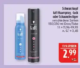 Marktkauf Schwarzkopf taft haarspray Angebot