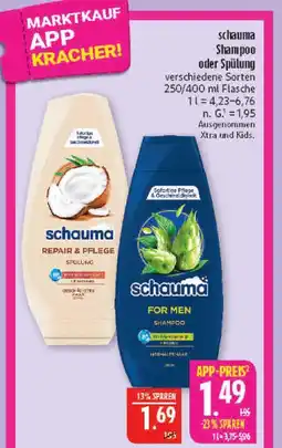 Marktkauf Schauma shampoo Angebot