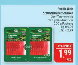 Marktkauf Familie wein schwarzwälder schinken Angebot