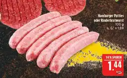 Marktkauf Hamburger patties Angebot