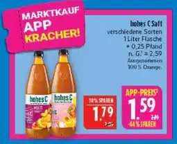 Marktkauf Hohes c saft Angebot
