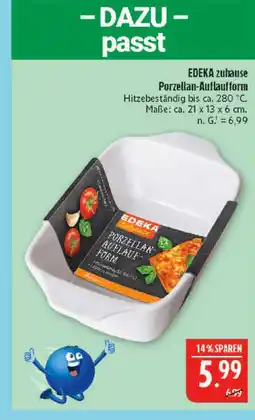 Marktkauf Edeka zuhause porzellan-auflaufform Angebot