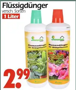 Wreesmann Sonnenhof blumendünger für grünpflanzen Angebot