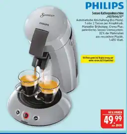 Marktkauf Philips senseo kaffeepadmaschine hd7806/37 Angebot
