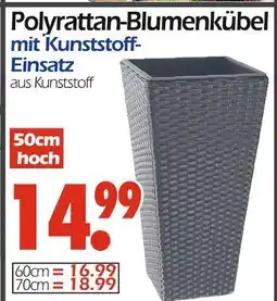 Wreesmann Polyrattan-blumenkübel Angebot