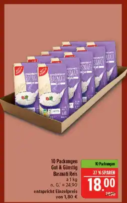 Marktkauf Gut & günstig basmati reis Angebot