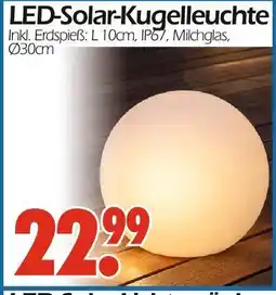 Wreesmann Led-solar-kugelleuchte Angebot