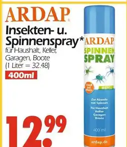 Wreesmann Ardap insekten- u. spinnenspray Angebot