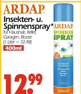 Wreesmann Ardap insekten- u. spinnenspray Angebot