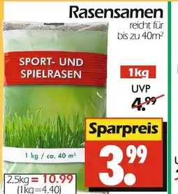 Wreesmann Rasensamen Angebot