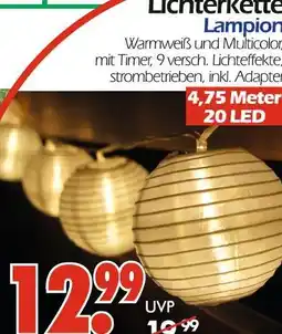 Wreesmann Lichterkette lampion Angebot