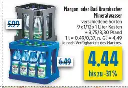 diska Margon mineralwasser Angebot