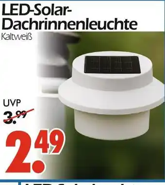 Wreesmann Led-solar-dachrinnenleuchte Angebot