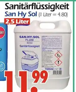 Wreesmann San hy sol sanitärflüssigkeit Angebot