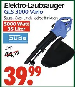 Wreesmann Güde elektro-laubsauger gls 3000 vario Angebot