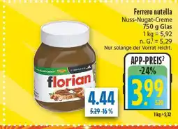 diska Ferrero nutella Angebot