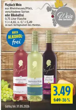 diska Maybach alkoholfrei rosé Angebot