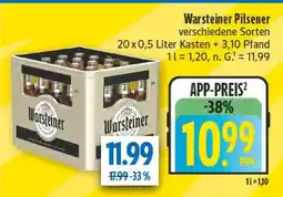 diska Warsteiner pilsener Angebot