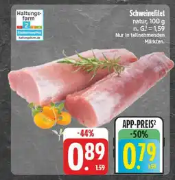E-Center Schweinefilet natur Angebot