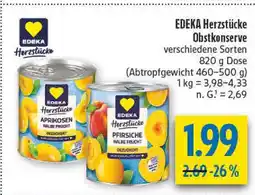 diska Edeka herzstücke obstkonserven Angebot