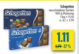 diska Schogetten nugat Angebot