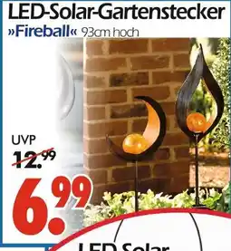 Wreesmann Led-solar-gartenstecker fireball Angebot