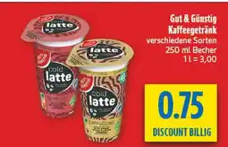 diska Gut & günstig cold latte espresso Angebot