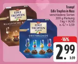 E-Center Trumpf edle tropfen in nuss klassische brände Angebot