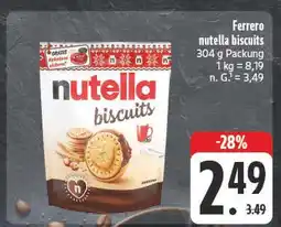 E-Center Ferrero nutella biscuits Angebot