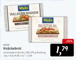 KONSUM Wasa vollkorn roggen Angebot