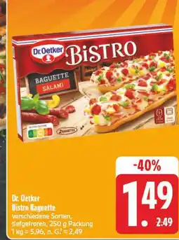 E-Center Dr. oetker bistro baguette salami Angebot