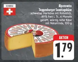 E-Center Alpenswiss toggenburger sonntagskäse Angebot