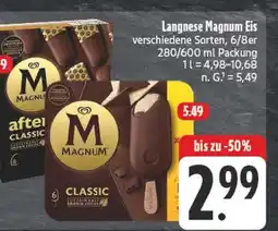 E-Center Langnese magnum eis classic Angebot