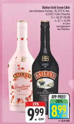 E-Center Baileys irish cream likör Angebot
