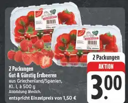 E-Center Gut & günstig erdbeeren Angebot