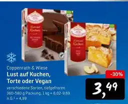 KONSUM Coppenrath & wiese lust auf kuchen Angebot