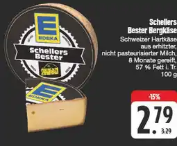 E-Center Edeka schellers bester bergkäse Angebot