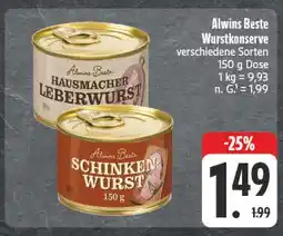 E-Center Alwins beste hausmacher leberwurst Angebot