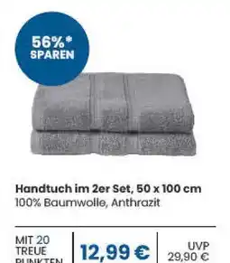 E-Center Handtuch im 2er set Angebot