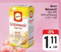 E-Center Aurora weizenmehl type 405 Angebot