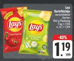 E-Center Lay's red paprika Angebot