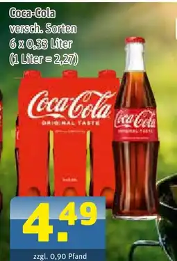 Getränke Arena Coca-cola versch. sorten Angebot