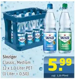 Getränke Arena Sinziger classic Angebot