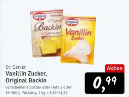 KONSUM Dr. oetker vanillin zucker Angebot