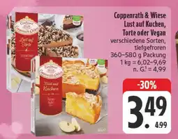 E-Center Coppenrath & wiese lust auf kuchen, torte oder vegan Angebot
