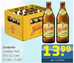 Getränke Arena Zirndorfer landbier hell Angebot
