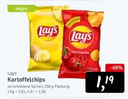 KONSUM Lays kartoffelchips classic Angebot