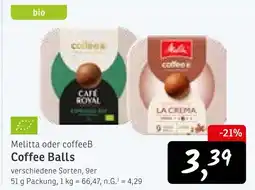 KONSUM Melitta coffee balls Angebot