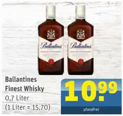 Getränke Arena Ballantines finest whisky Angebot